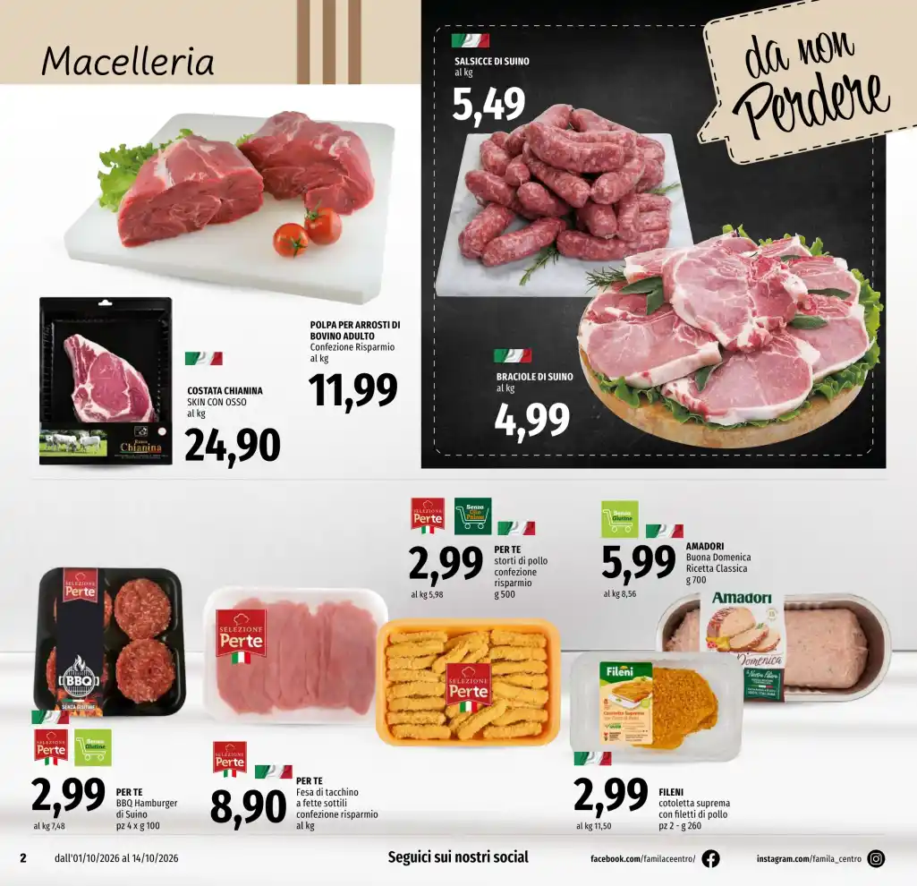Volantino Famila Ma guarda che risparmio dal 1/10 fino al 14/10/2026