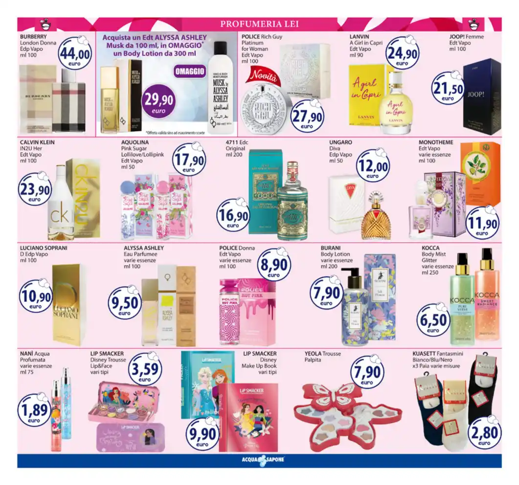 Volantino Acqua e Sapone Sicilia Accendi il tuo autunno dal 5/10 fino al 18/10/2026