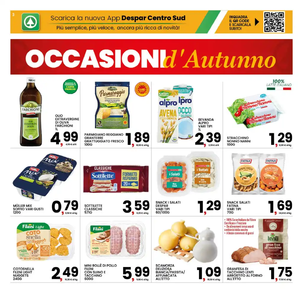 Volantino Interspar Occasioni d’Autunno dal 1/10 fino al 11/10/2026