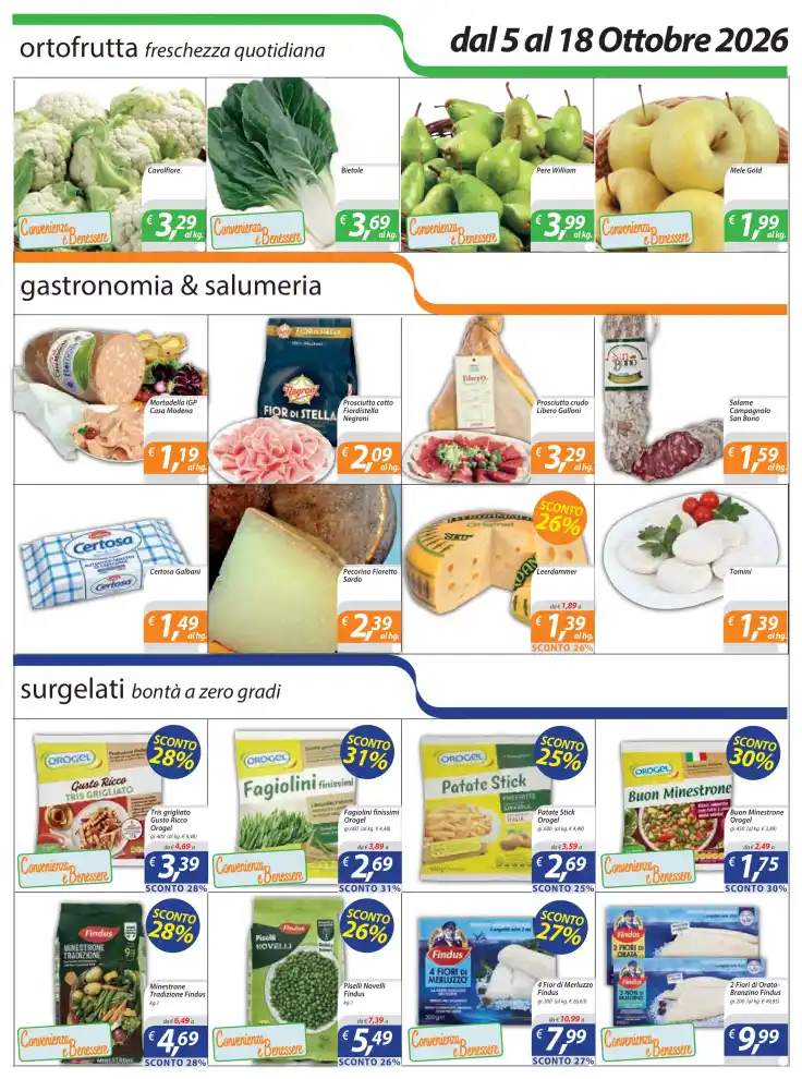 Volantino DiMeglio Convenienza e Benessere dal 5/10 fino al 18/10/2026