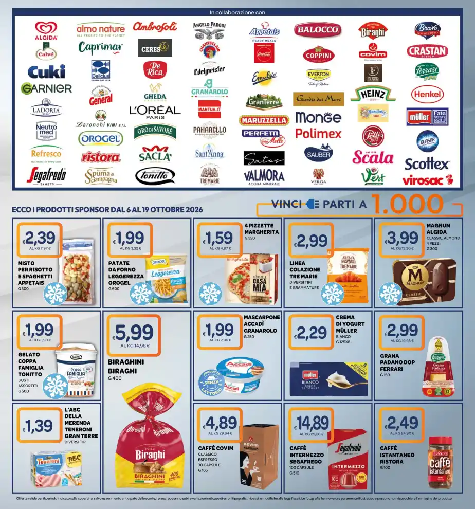 Volantino Ekom Toscana Offerte da Capogiro dal 6/10 fino al 19/10/2026