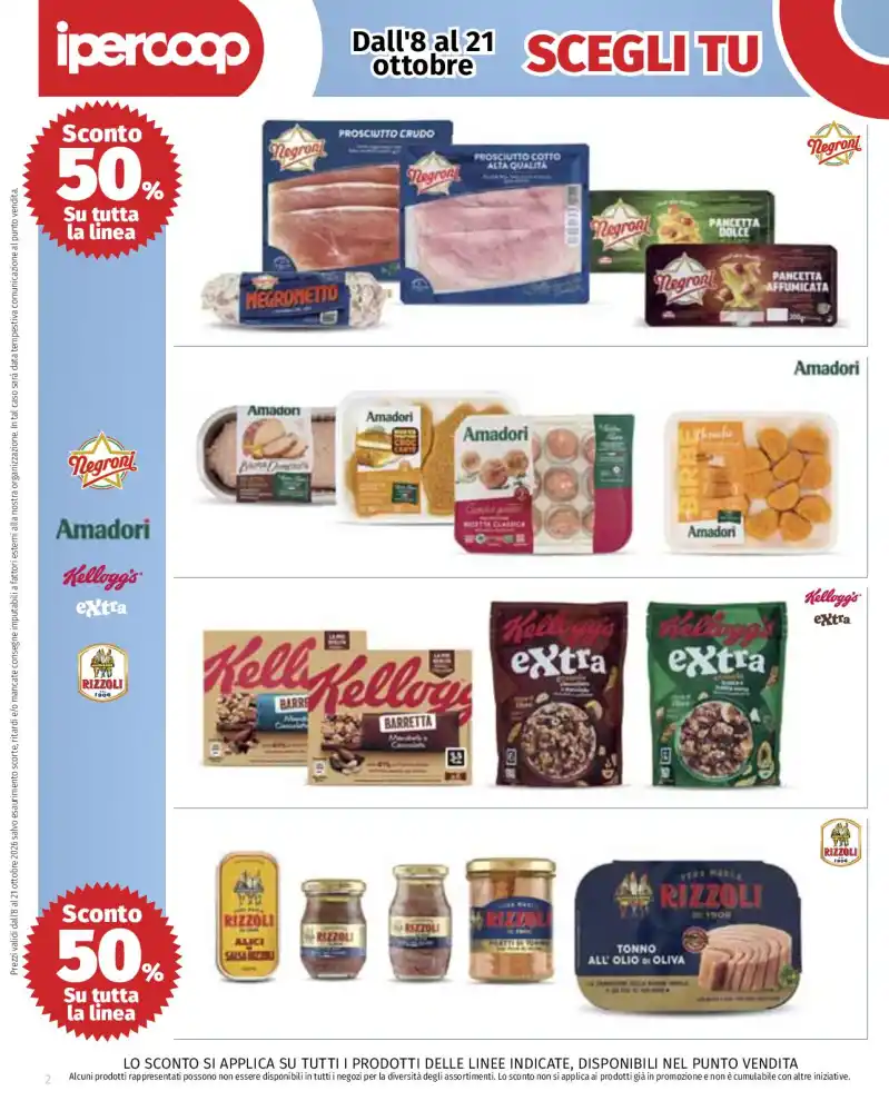Volantino Ipercoop Grandi Marche dal 8/10 fino al 21/10/2026