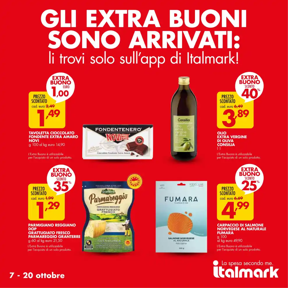 Volantino Italmark Le mie grandi marche dal 7/10 fino al 20/10/2026