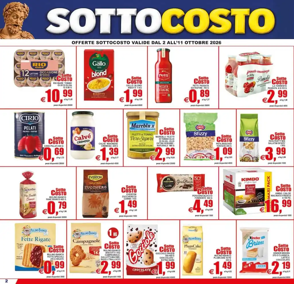 Volantino Pewex Sottocosto ottobre 2026 dal 2/10 fino al 11/10/2026
