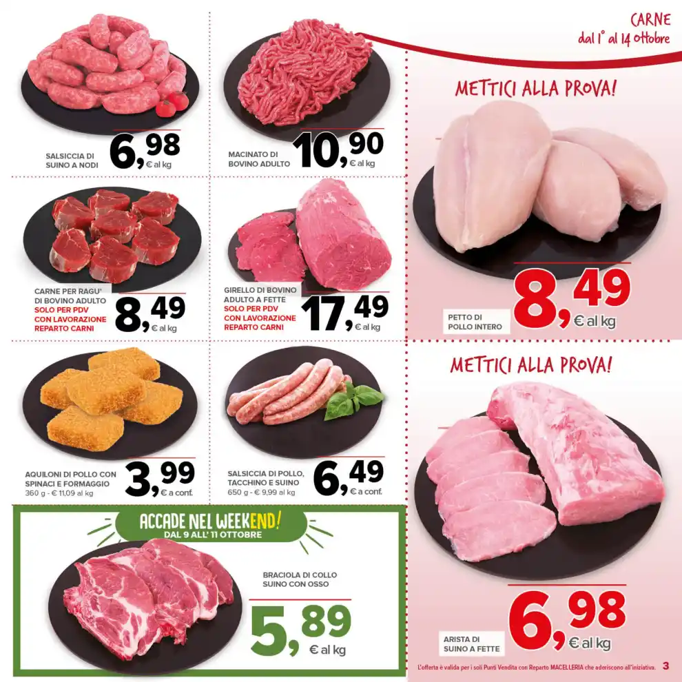 Volantino Todis Supermercato Nuovi bassi e bloccati dal 1/10 fino al 14/10/2026