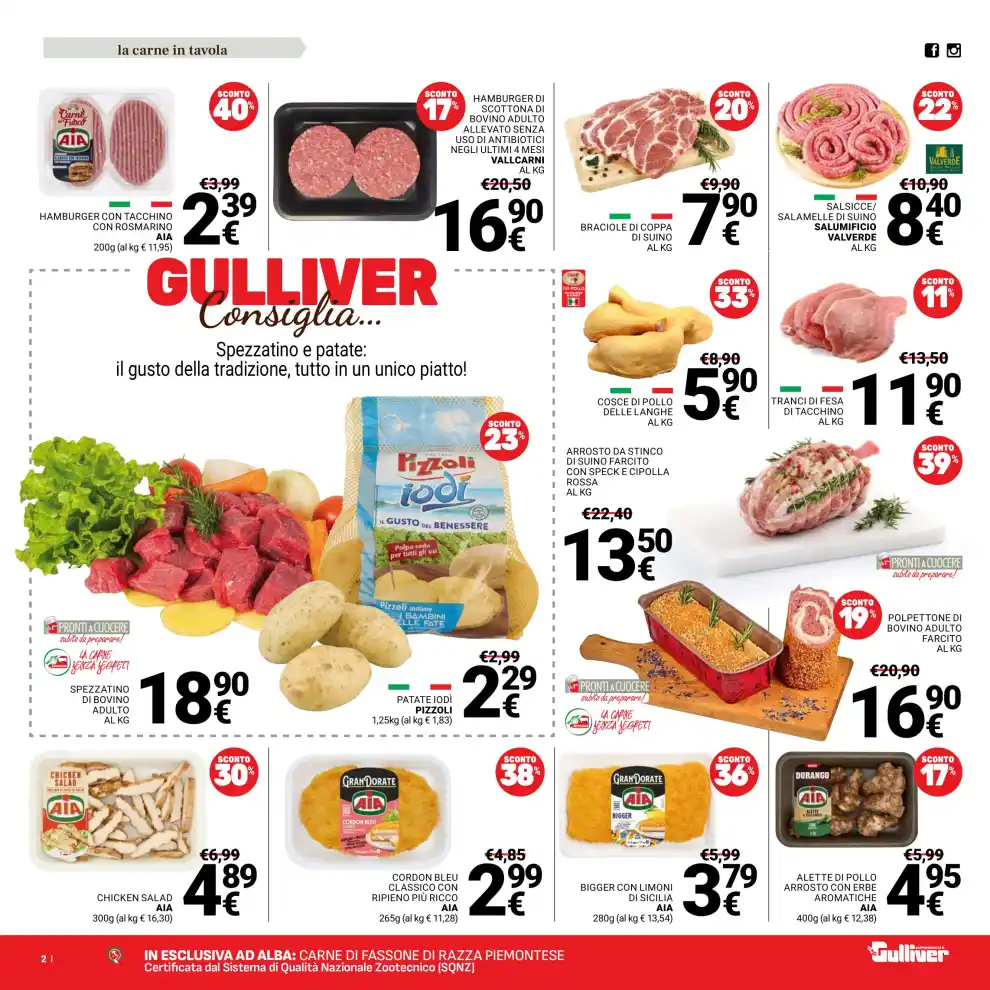Volantino Gulliver Piccoli prezzi grande risparmio dal 9/10 fino al 19/10/2026