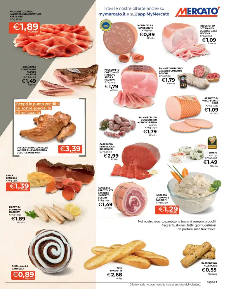Volantino Mercatò Offerte esagerate dal 12/10 fino al 21/10/2026