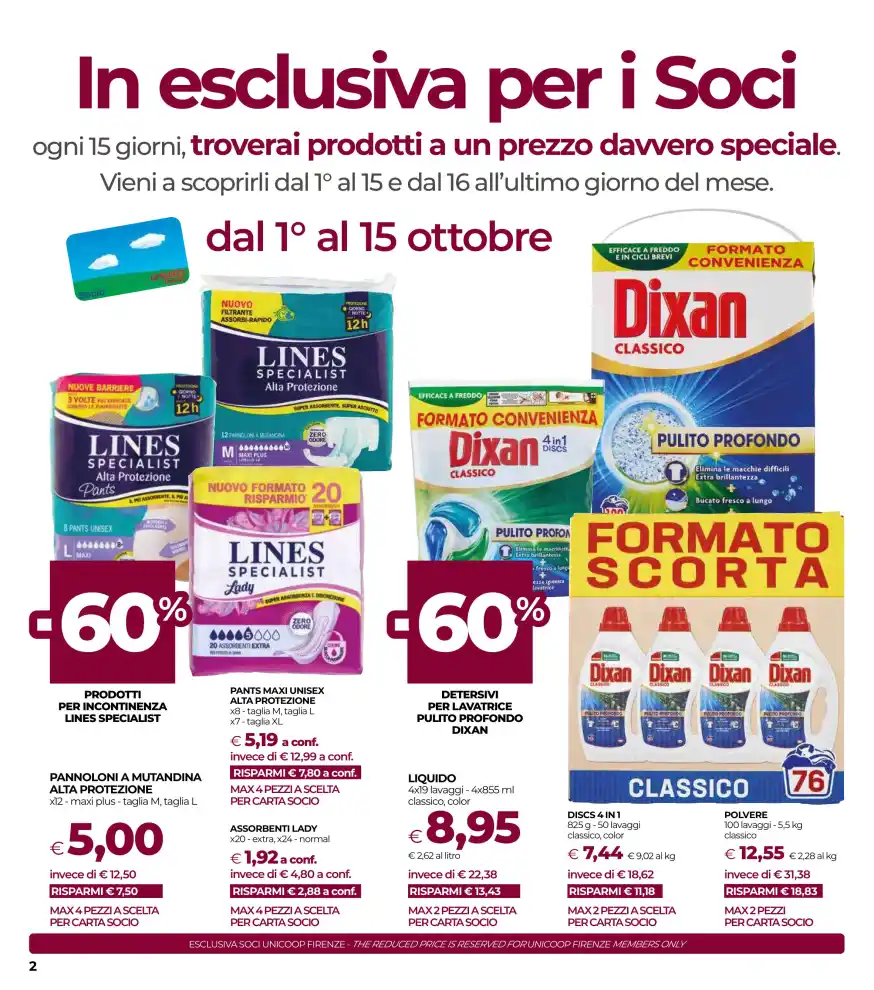 Volantino Coop Toscana La Toscana è eccellenza dal 8/10 fino al 21/10/2026