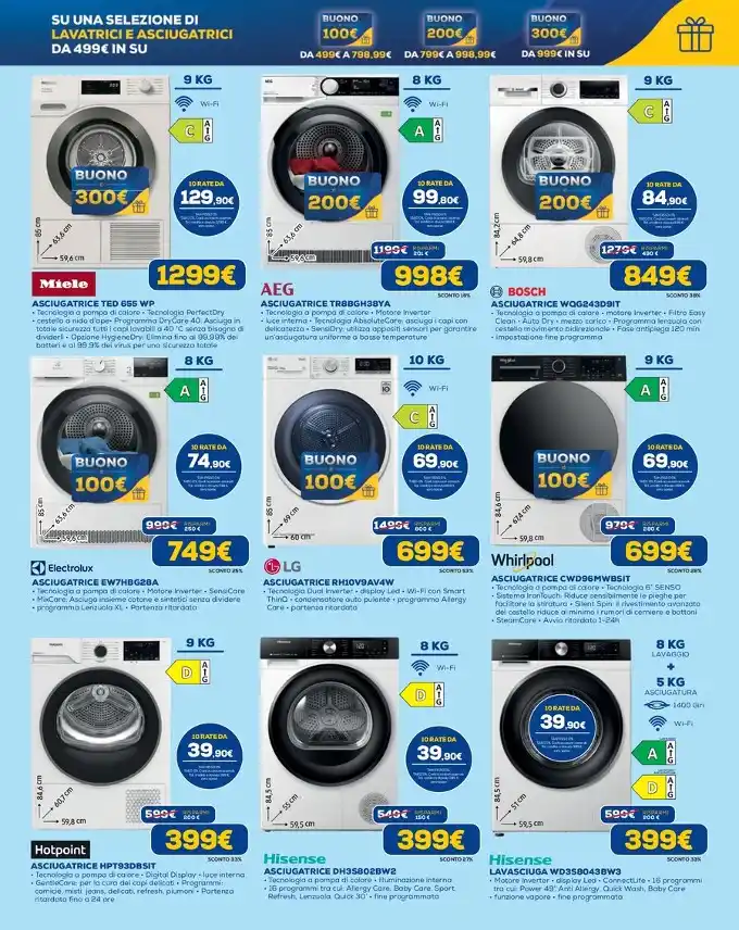 Volantino Euronics Dimo Tasso zero dal 8/10 fino al 28/10/2026