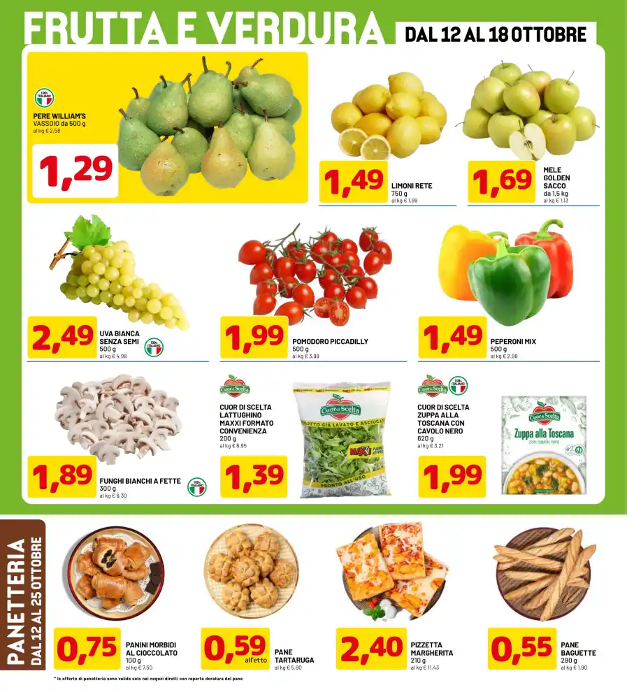 Volantino DPiù Tanti prodotti dal 12/10 fino al 25/10/2026