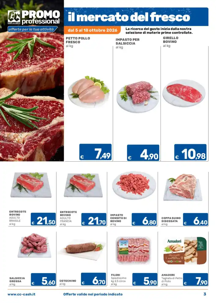 Volantino C+C Promo Professional dal 5/10 fino al 18/10/2026