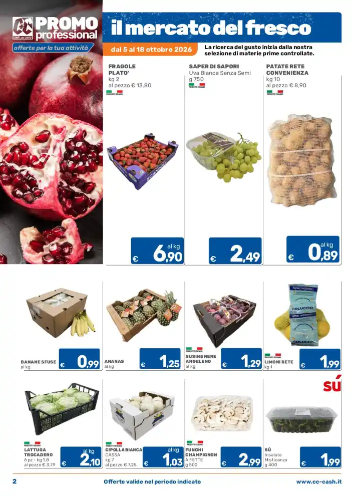 Volantino C+C Promo Professional dal 5/10 fino al 18/10/2026