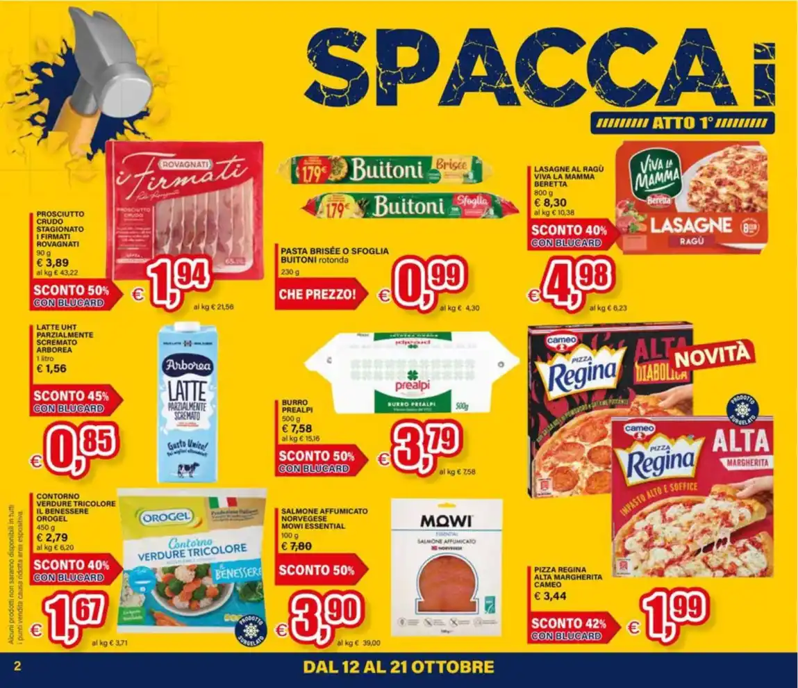 Volantino Il Gigante Spacca i prezzi dal 12/10 fino al 21/10/2026