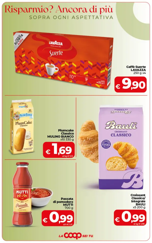 Volantino Coop Sicilia Risparmio? Ancora di più dal 13/10 fino al 22/10/2026
