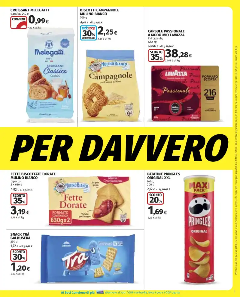 Volantino Coop Risparmio per davvero dal 15/10 fino al 28/10/2026