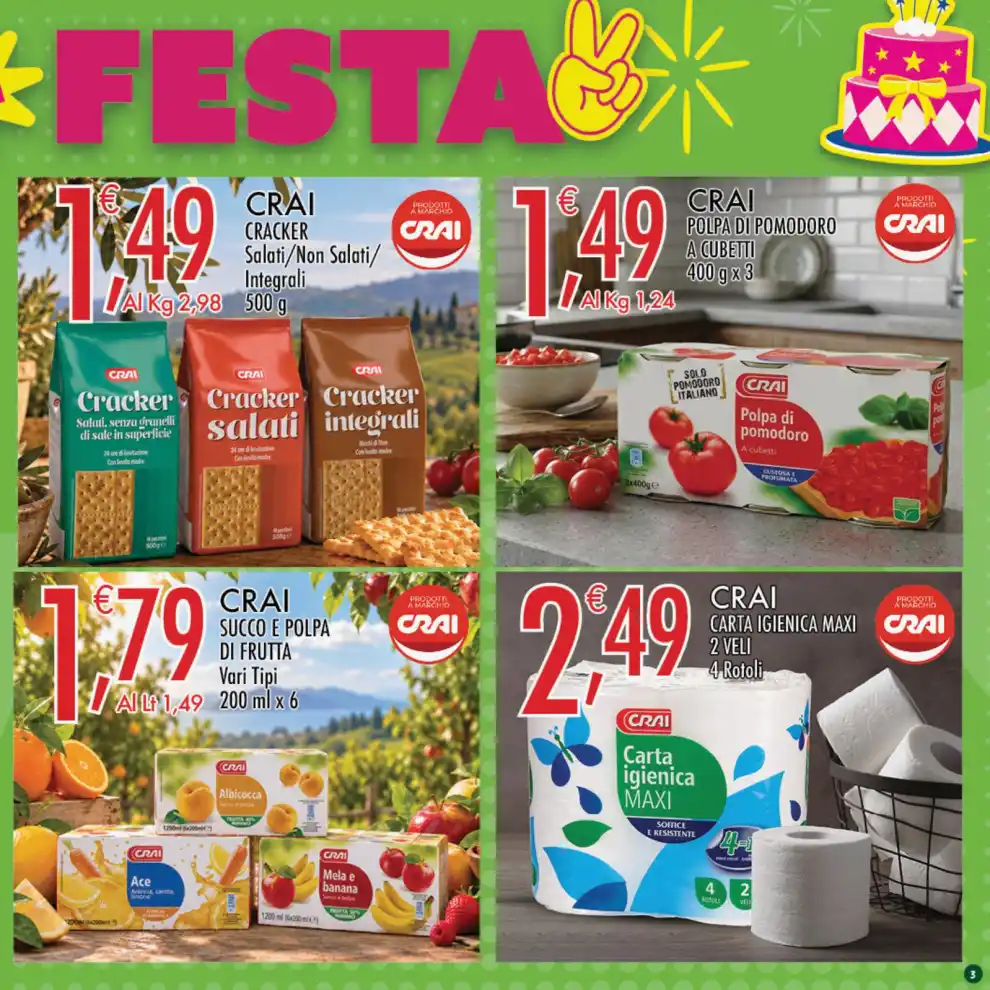 Volantino Crai Grande Anniversario dal 15/10 fino al 25/10/2026