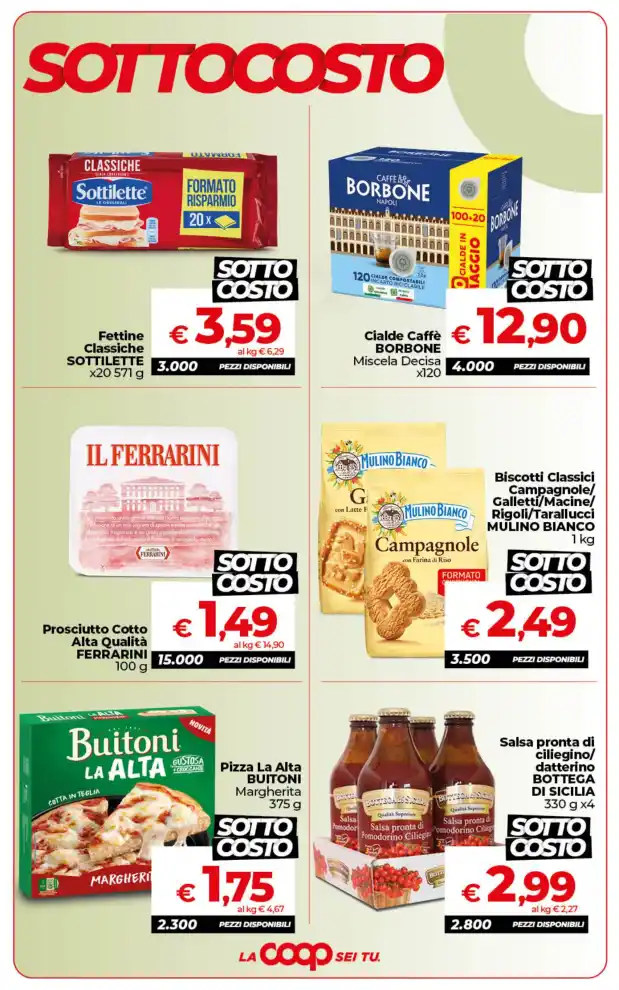 Volantino Ipercoop Sicilia Sottocosto dal 13/10 fino al 22/10/2026