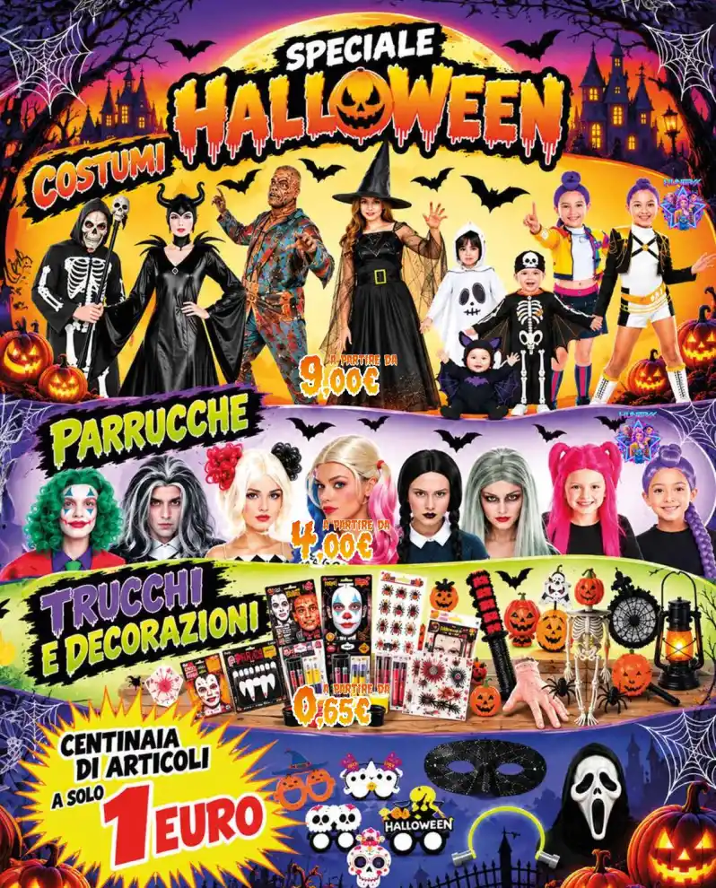 Volantino Orizzonte Un Halloween mostruoso dal 8/10 fino al 25/10/2026