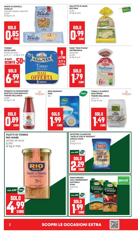 Volantino Pam Più a meno dal 8/10 fino al 21/10/2026