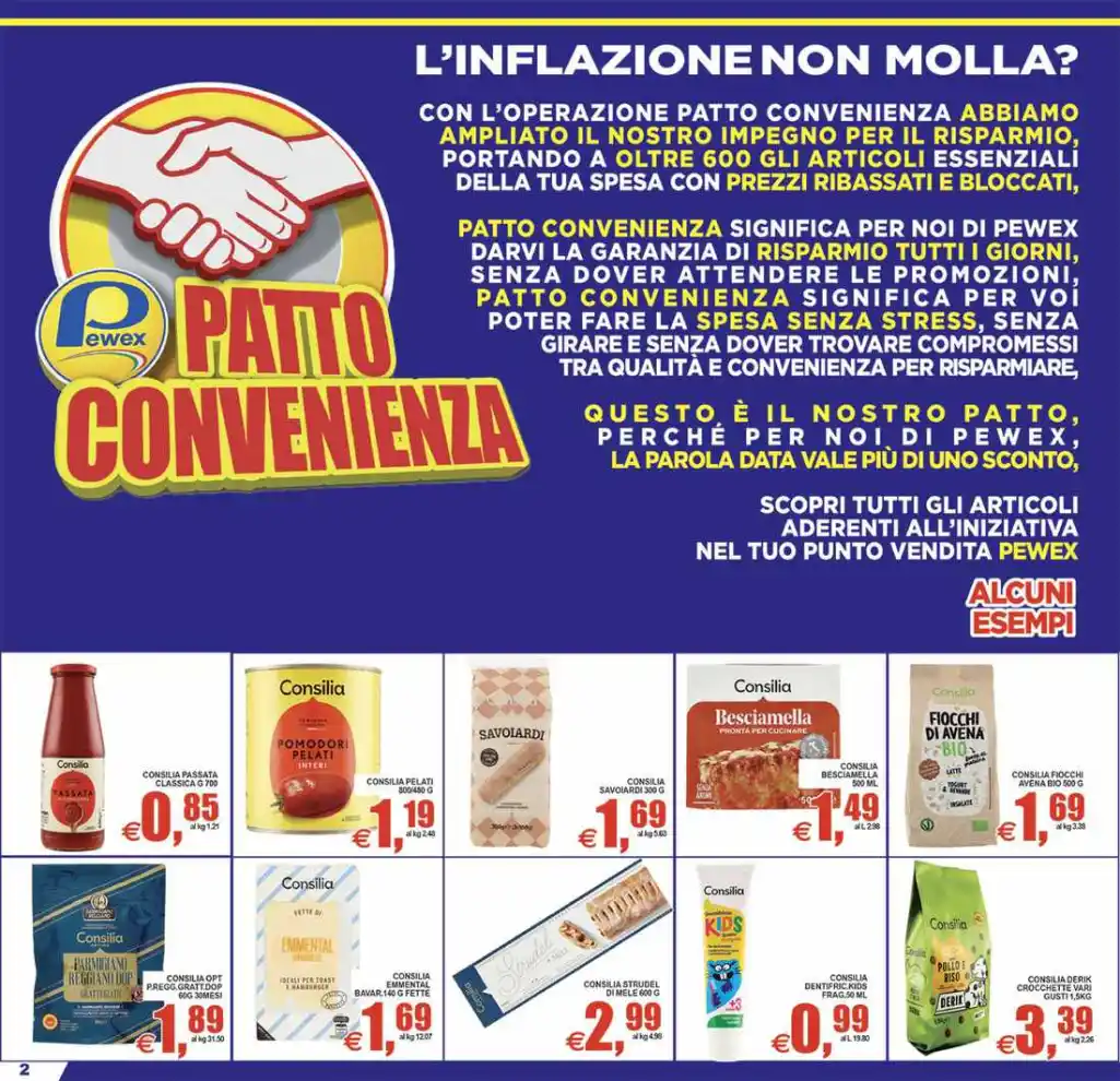 Volantino Pewex Patto convenienza dal 14/10 fino al 22/10/2026