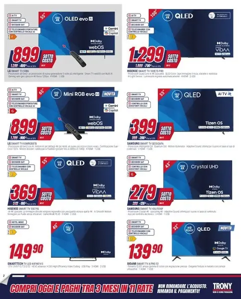Volantino Trony Sottocosto dal 16/10 fino al 25/10/2026
