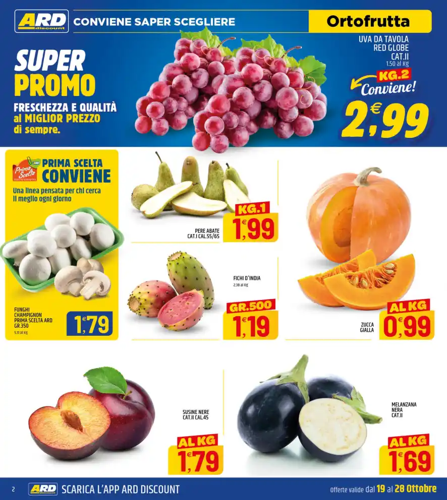 Volantino Ard Discount Super Prezzi dal 19/10 fino al 28/10/2026