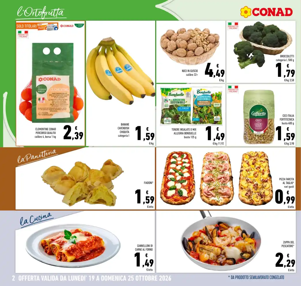 Volantino Conad Prezzi Ko dal 19/10 fino al 25/10/2026