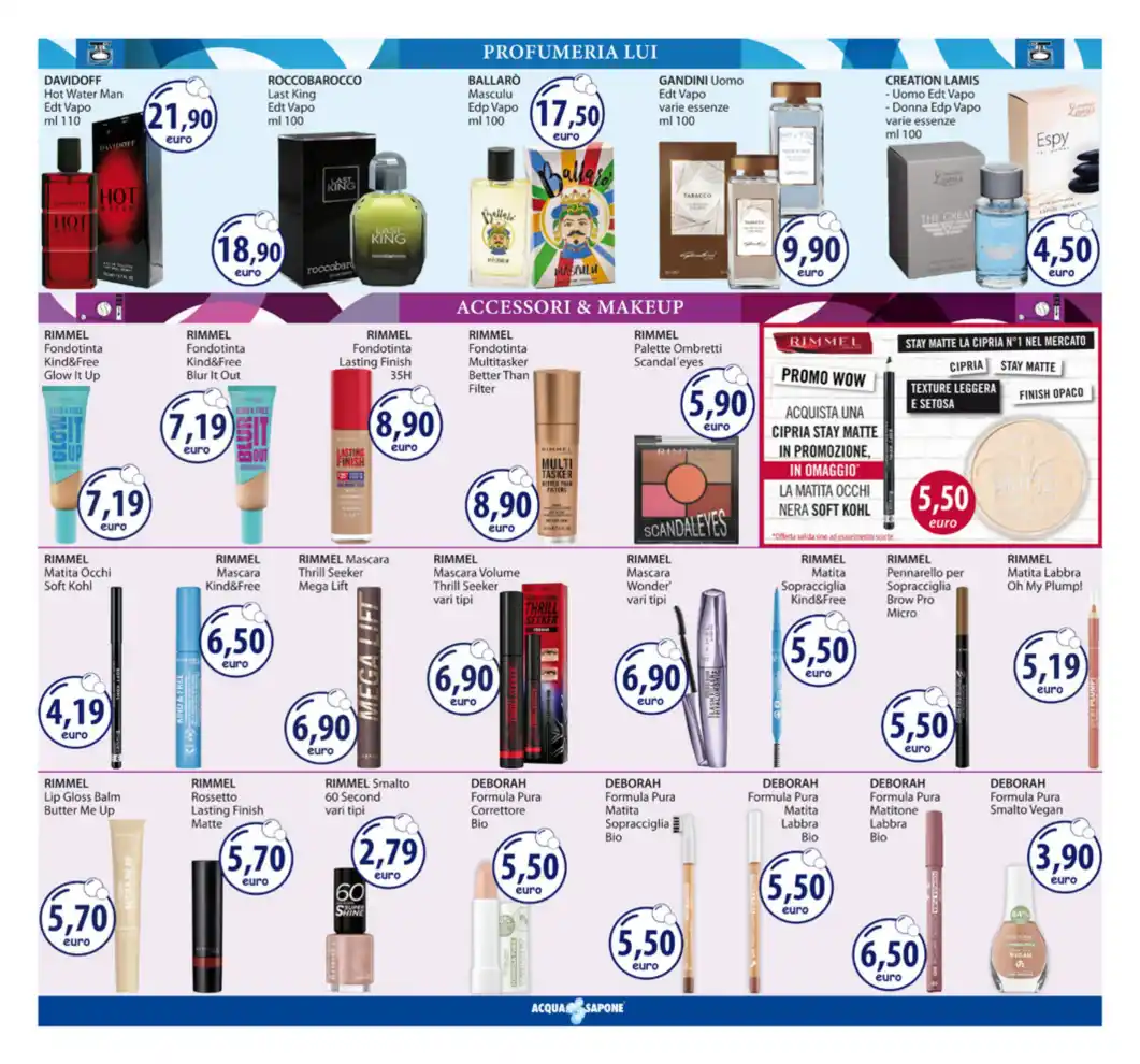 Volantino Acqua e Sapone Sicilia Belli da far paura dal 19/10 fino al 1/11/2026