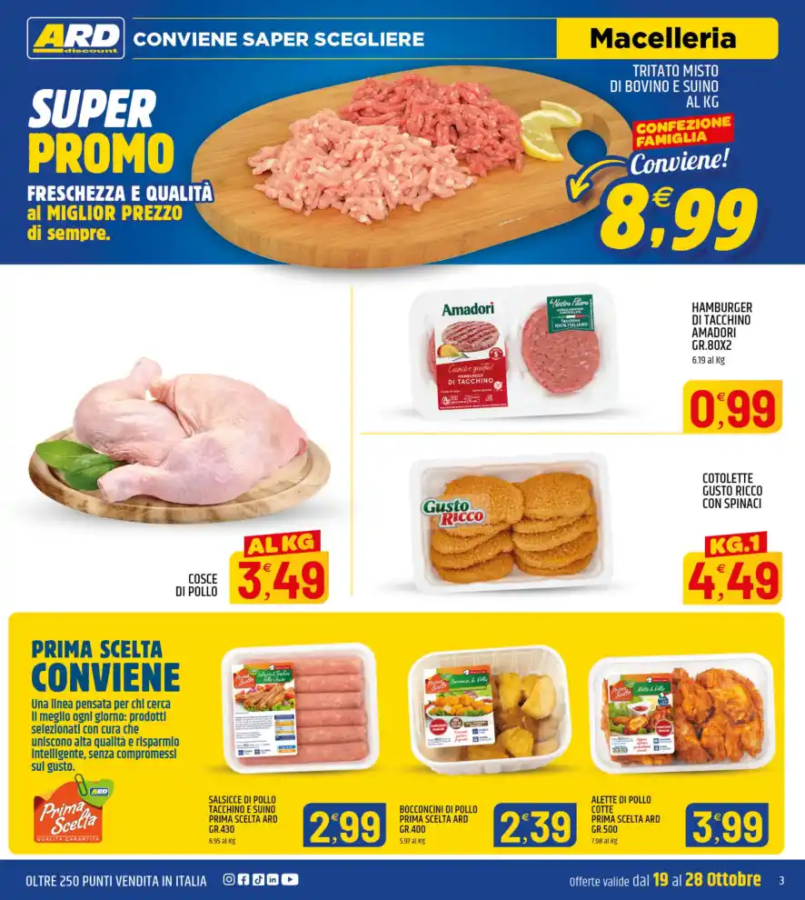 Volantino Ard Discount Super Prezzi dal 19/10 fino al 28/10/2026