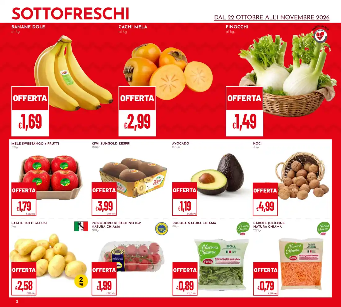 Volantino Pan Sottofreschi e promo app dal 22/10 fino al 1/11/2026
