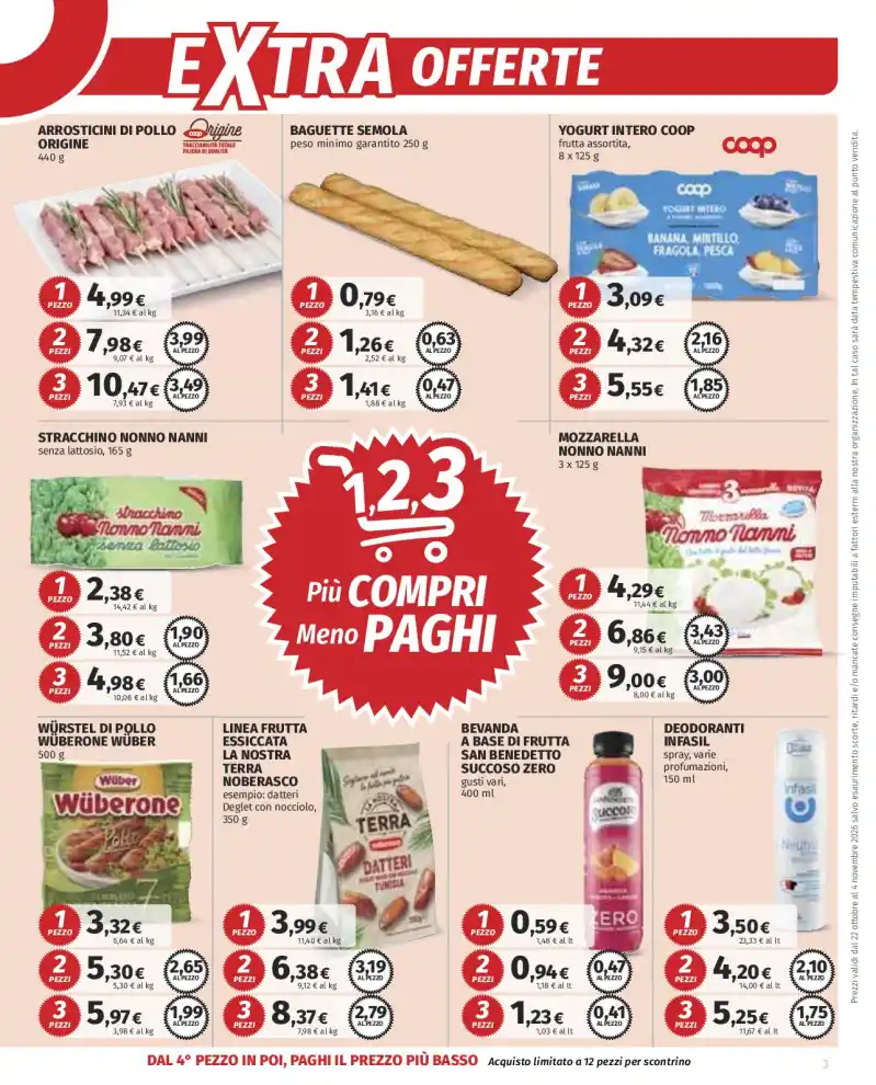 Volantino Ipercoop Extra Offerte dal 22/10 fino al 4/11/2026