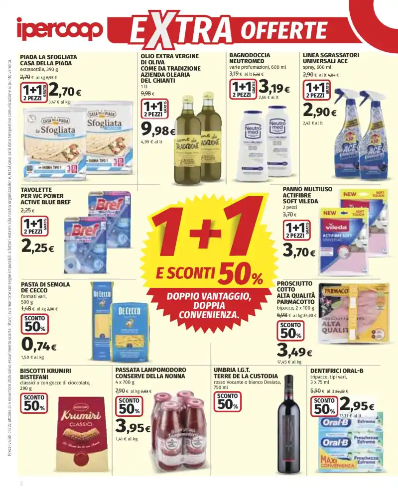 Volantino Ipercoop Extra Offerte dal 22/10 fino al 4/11/2026