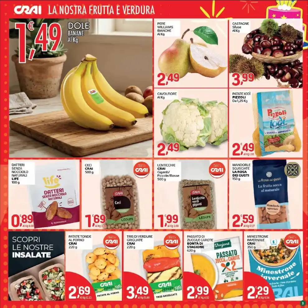Volantino Crai Sottocosto in festa dal 29/10 fino al 7/11/2026