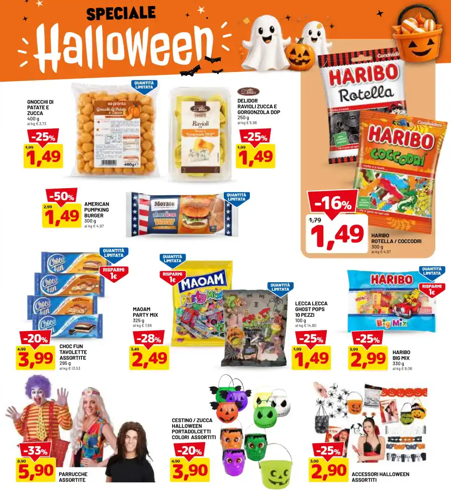Volantino DPiù Super offerte maxi formati dal 26/10 fino al 4/11/2026