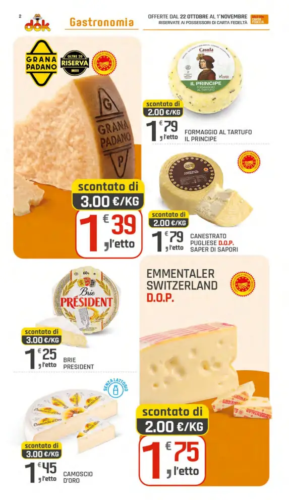 Volantino DOK Offerte dal 22/10 fino al 1/11/2026