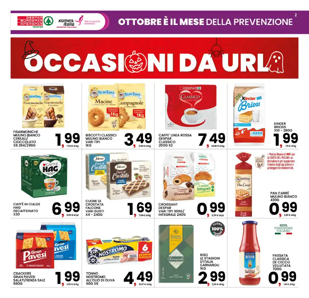 Volantino Interspar Occasioni da urlo dal 22/10 fino al 1/11/2026