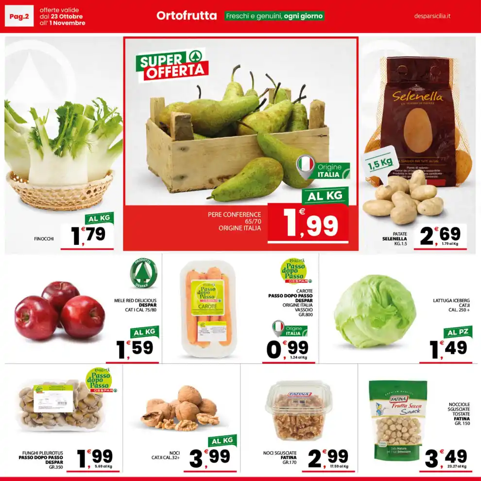 Volantino Despar Sicilia Accendi il risparmio dal 23/10 fino al 1/11/2026