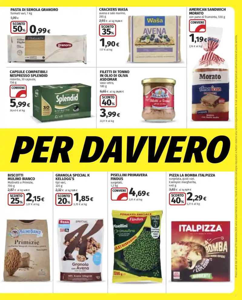 Volantino Coop Offerte Top dal 29/10 fino al 11/11/2026