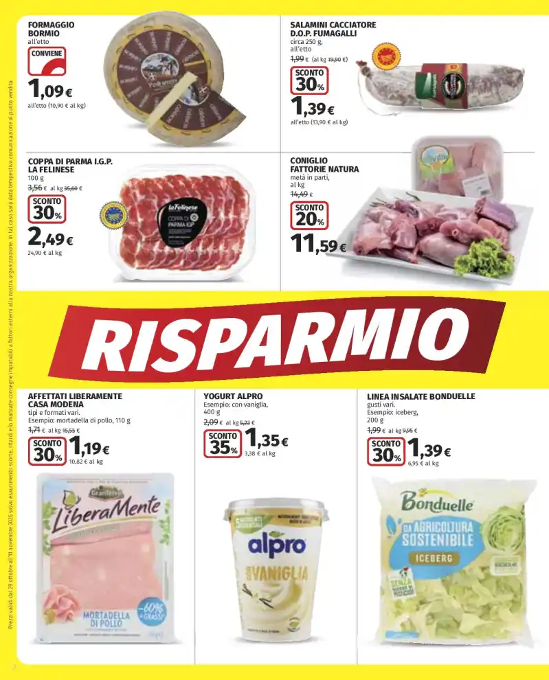 Volantino Coop Offerte Top dal 29/10 fino al 11/11/2026
